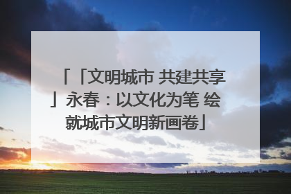「文明城市 共建共享」永春：以文化为笔 绘就城市文明新画卷