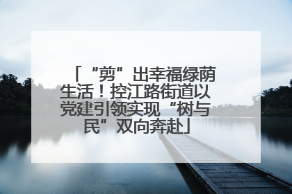 “剪”出幸福绿荫生活！控江路街道以党建引领实现“树与民”双向奔赴