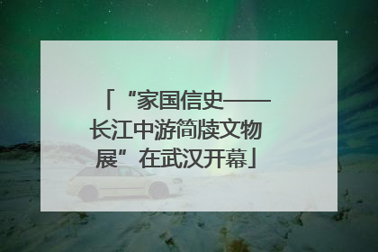 “家国信史——长江中游简牍文物展”在武汉开幕