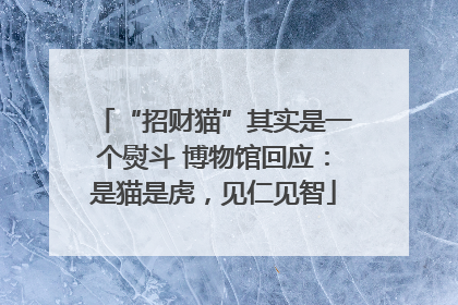“招财猫”其实是一个熨斗 博物馆回应：是猫是虎，见仁见智