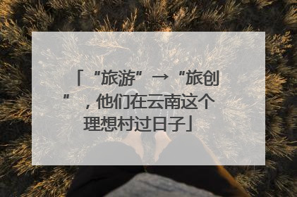 “旅游”→“旅创”，他们在云南这个理想村过日子
