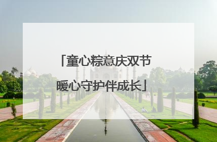 童心粽意庆双节 暖心守护伴成长