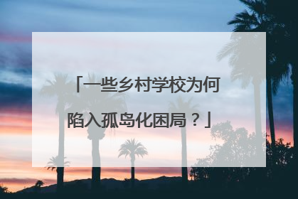 一些乡村学校为何陷入孤岛化困局？