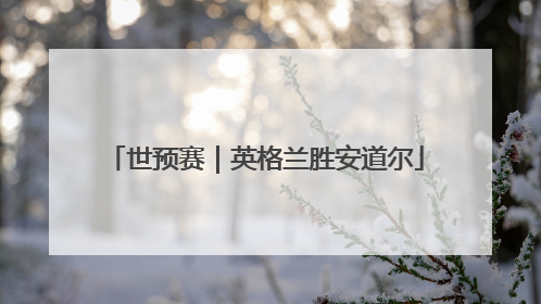 世预赛｜英格兰胜安道尔
