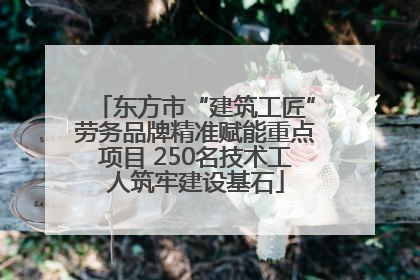 东方市“建筑工匠”劳务品牌精准赋能重点项目 250名技术工人筑牢建设基石