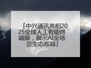 中兴通讯亮相2025全球人工智能终端展，展示AI全场景生态布局