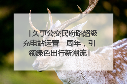 久事公交民府路超级充电站运营一周年，引领绿色出行新潮流