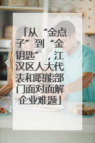 从“金点子”到“金钥匙”，江汉区人大代表和职能部门面对面解企业难题