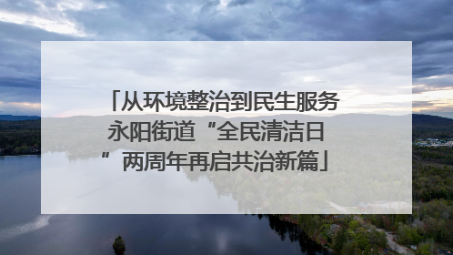 从环境整治到民生服务 永阳街道“全民清洁日”两周年再启共治新篇