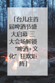 台儿庄首届啤酒节盛大启幕 三大会场解锁“啤酒+文化”狂欢矩阵
