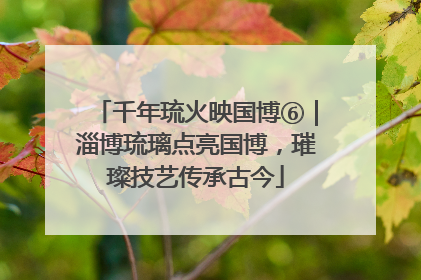 千年琉火映国博⑥｜淄博琉璃点亮国博，璀璨技艺传承古今