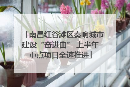 南昌红谷滩区奏响城市建设“奋进曲” 上半年重点项目全速推进