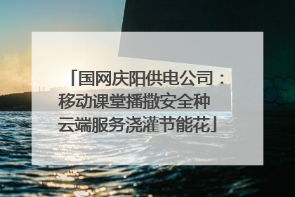 国网庆阳供电公司：移动课堂播撒安全种 云端服务浇灌节能花