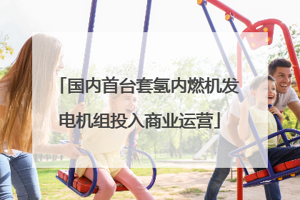 国内首台套氢内燃机发电机组投入商业运营