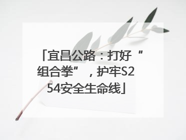 宜昌公路：打好“组合拳”，护牢S254安全生命线
