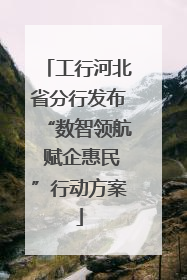 工行河北省分行发布“数智领航 赋企惠民”行动方案