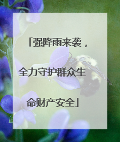 强降雨来袭，全力守护群众生命财产安全