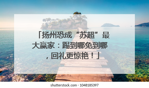 扬州恐成“苏超”最大赢家：踢到哪免到哪，回礼更惊艳！
