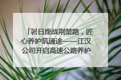 暑日鏖战荆楚路，匠心养护筑通途——江汉公司开启高速公路养护专项工程建设热潮