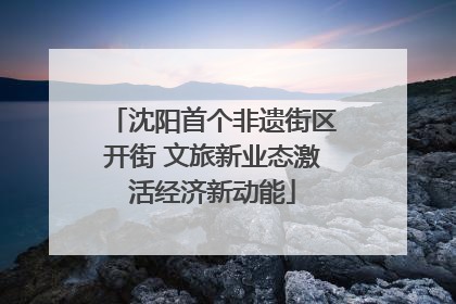 沈阳首个非遗街区开街 文旅新业态激活经济新动能