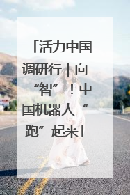 活力中国调研行｜向“智”！中国机器人“跑”起来