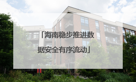 海南稳步推进数据安全有序流动
