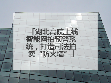 湖北高院上线智能网拍预警系统，打造司法拍卖“防火墙”