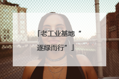 老工业基地“逐绿而行”