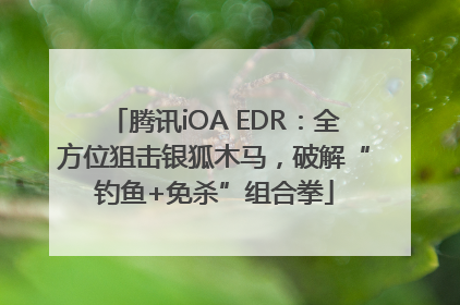 腾讯iOA EDR：全方位狙击银狐木马，破解“钓鱼+免杀”组合拳