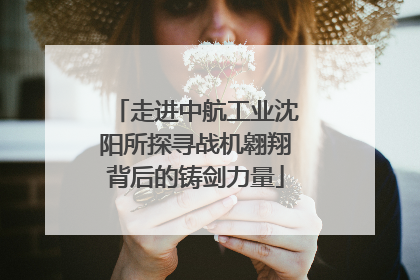 走进中航工业沈阳所探寻战机翱翔背后的铸剑力量