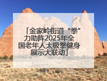 金家岭街道“拳”力助阵2025年全国老年人太极拳健身展示大联动