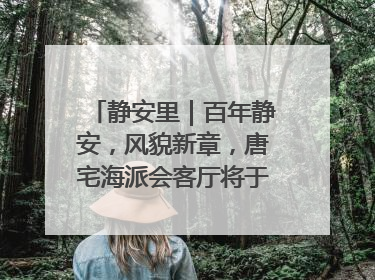 静安里｜百年静安，风貌新章，唐宅海派会客厅将于6月21日揭幕