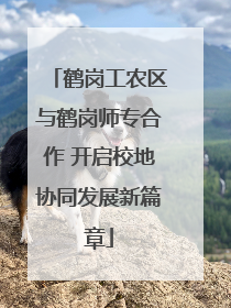 鹤岗工农区与鹤岗师专合作 开启校地协同发展新篇章