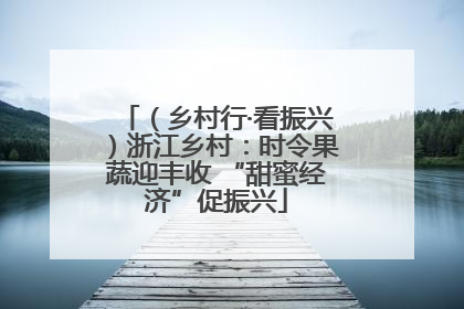 （乡村行·看振兴）浙江乡村：时令果蔬迎丰收 “甜蜜经济”促振兴