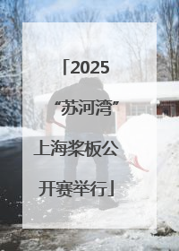 2025“苏河湾”上海桨板公开赛举行