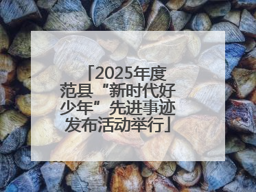2025年度范县“新时代好少年”先进事迹发布活动举行