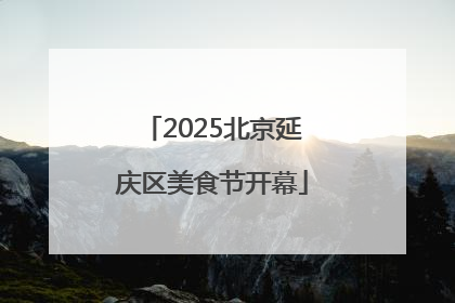 2025北京延庆区美食节开幕